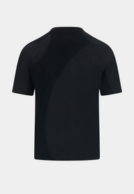 HELIOT EMIL Contrast Fabric Tshirt - Black