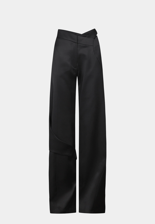 Heliot Emil Luminous Tailored Trousers Black