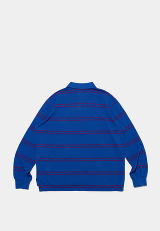 Human Made L/S Polo Shirt Blue