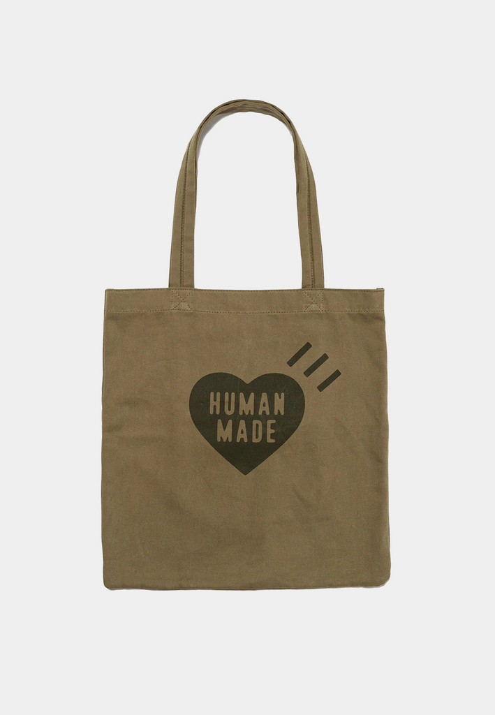 Human Made Book Tote Olive Drab