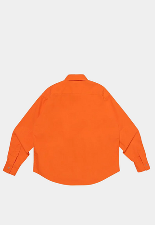 Human Made Twill Work Shirt Orange