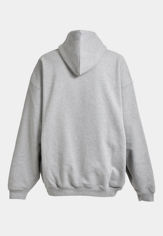 Vetements Illusion Logo Hoodie Grey Melange