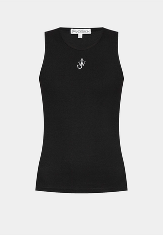 Jw Anderson Anchor Embroidery Vest Black