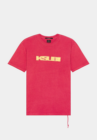 KSUBI Pixel Sign Biggie Ss Tee Sundown - Red