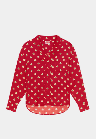 Kenzo Teddy Flower Shirt 22 Cherry