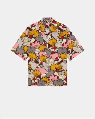 Kenzo Kimono Camo SS Shirt Mu Multicolor