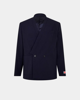 Kenzo Kimono Tailored Jacket 77 Midnight Blue