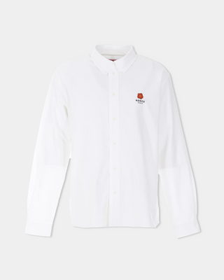 Kenzo Boke Crest Poplin Shirt White