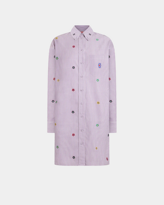 Kenzo short shirting dress Wisteria