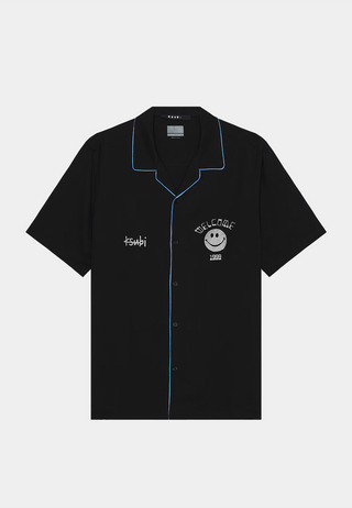 Ksubi Zine Resort Ss Shirt Black Black