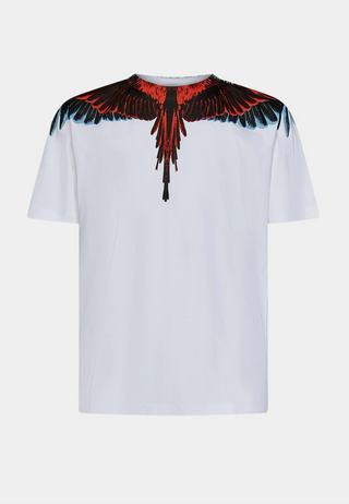 Marcelo Burlon Icon Wings Regular T-Shirt White Red White Red