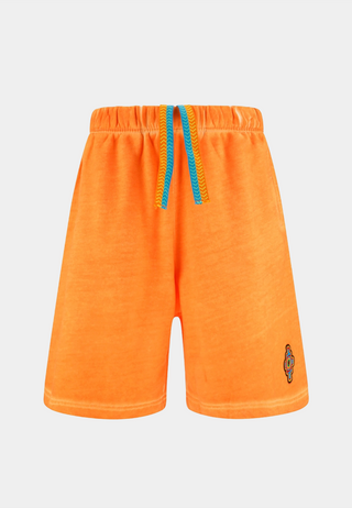 Marcelo Burlon Sunset Cross Over Sweatshorts Orange Red