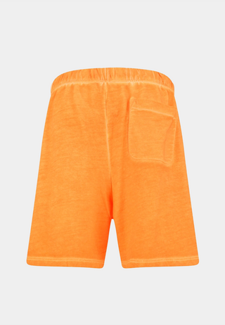 Marcelo Burlon Sunset Cross Over Sweatshorts Orange Red