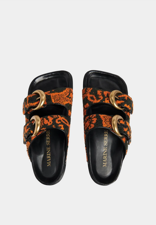 Marine Serre Oriental Towels Sandal Oriental Oriole