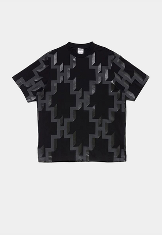 MARCELO BURLON County Cube Over T-Shirt - Black Ecru