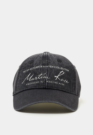 Martine Rose Signature Cap Wasblk/ Washed Black