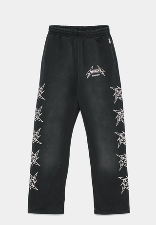 Represent Metallica 40 Year
Anniversary Sweat Pants Stained
Black