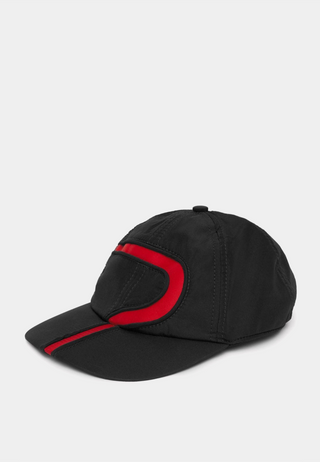 Msgm Nylon Baseball Cap Black