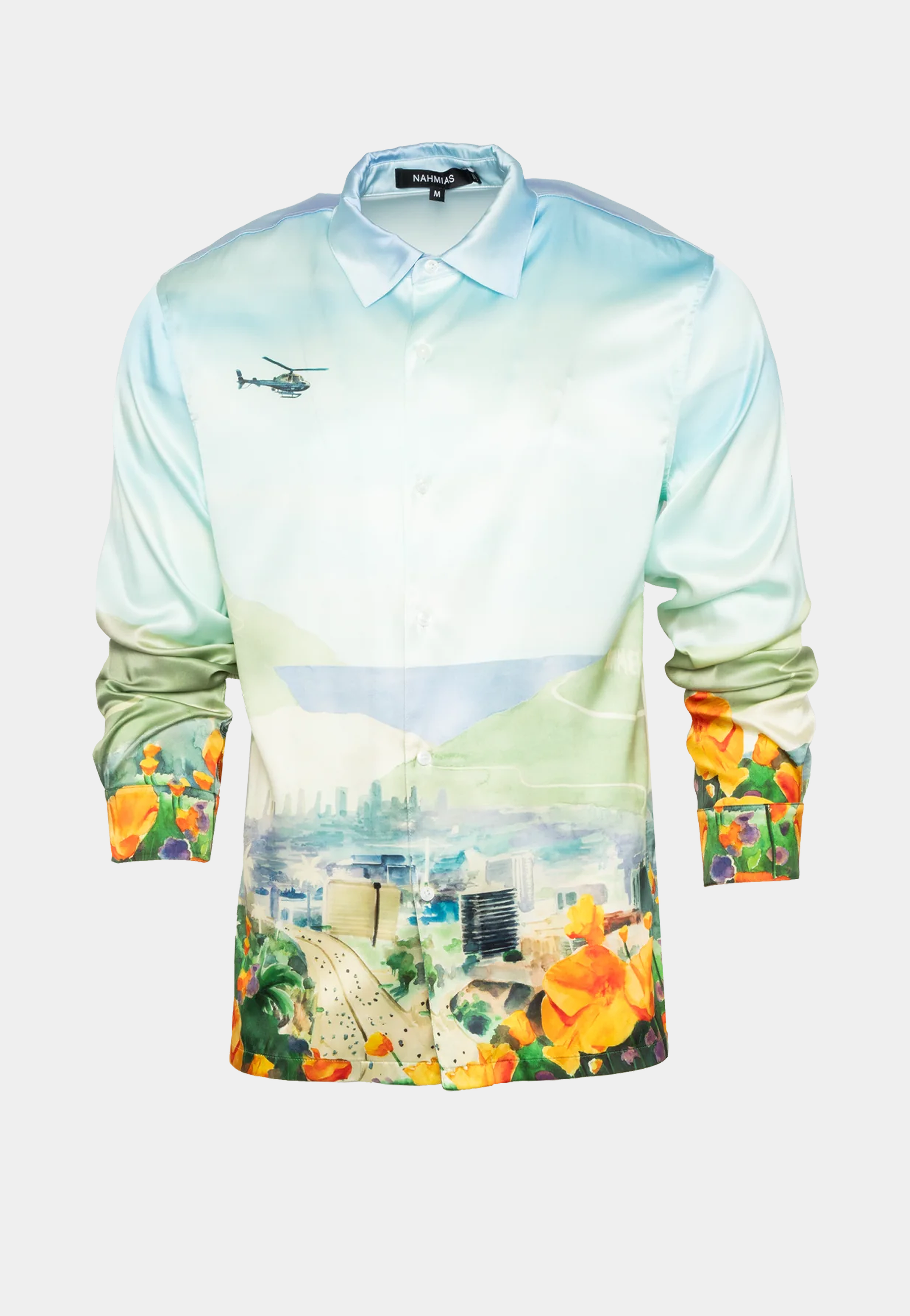 Louis Vuitton Pink 'Hawaiian Landscape' Shirt