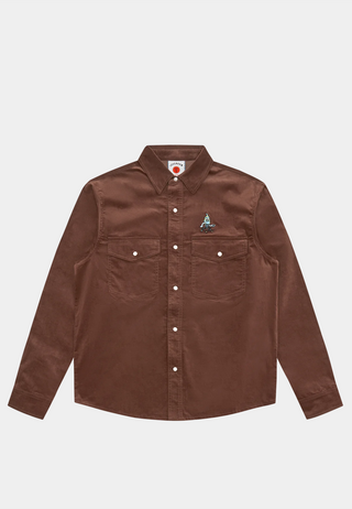 Bbc Needle Cord Shirt Brown