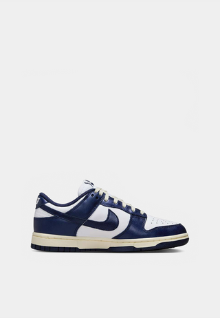 NIKE W NIKE Dunk Low PRM White / Midnight Navy