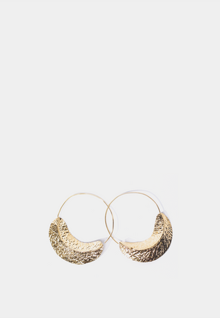 Kiara Pearl Stone Earrings Gold