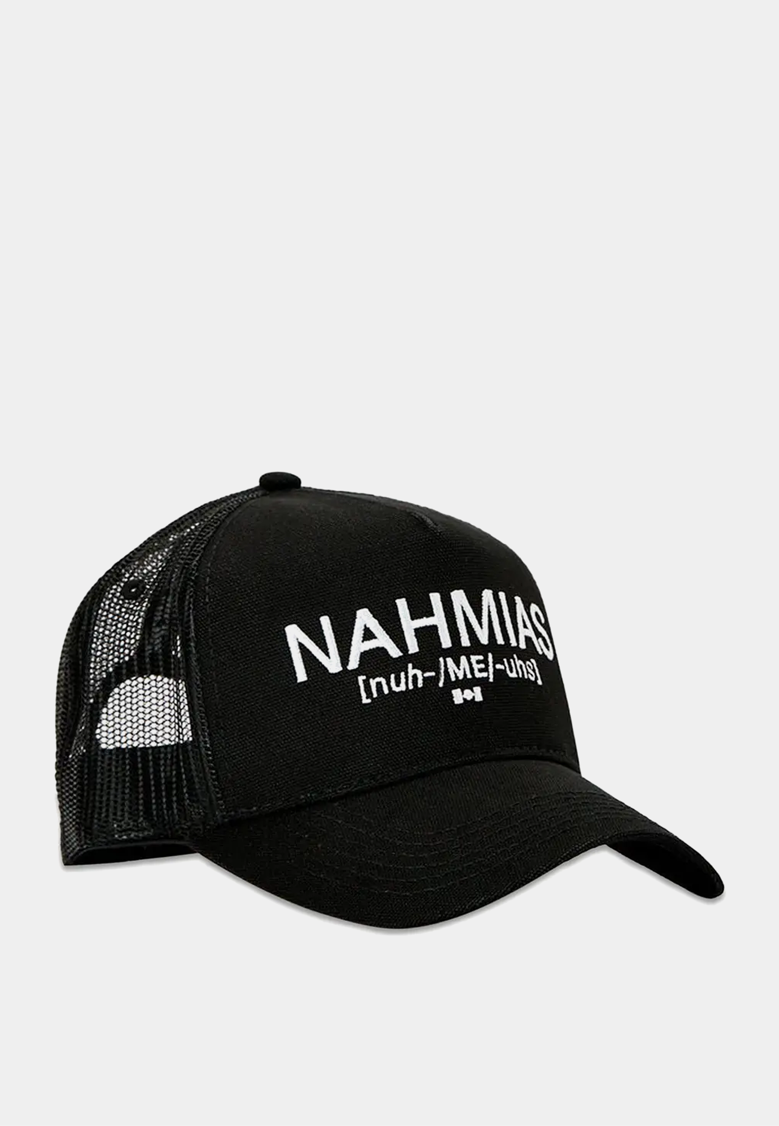 Nahmias Pronunciation Trucker Hat Black