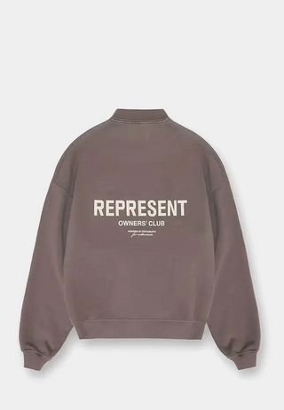 Represent Owners Club Ls Polo Sweat Fog