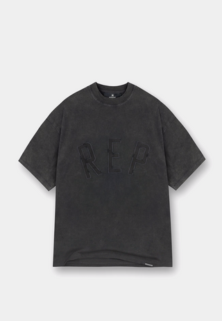 Represent Rep Applique T-Shirt Vintage Black