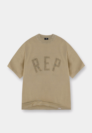 Represent Rep Applique T-Shirt Fawn