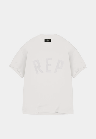 Represent Rep Applique T-Shirt Flat White