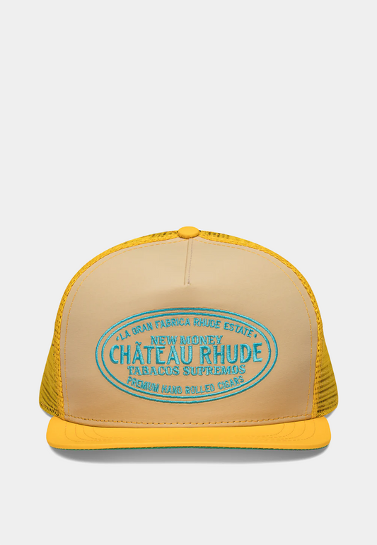 RHUDE Cheateau Hat - Yellow/Tan