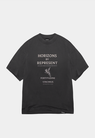 Represent Horizons T-Shirt Aged Black