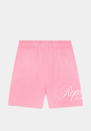 Represent Represent Owners Club
Script Mesh Shorts Pink