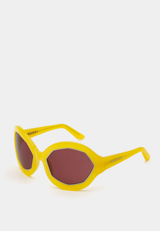 MARNI Cumulus Cloud Sunglasses - Yellow