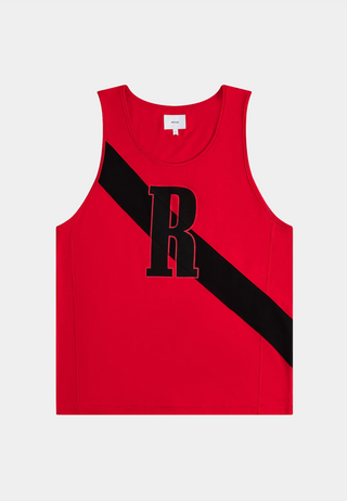 Rhude 02 Stripe Tank Red/Black Red/Black