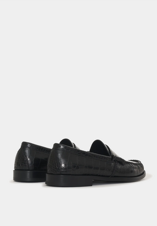 Rhude Croc Loafer Black Croc