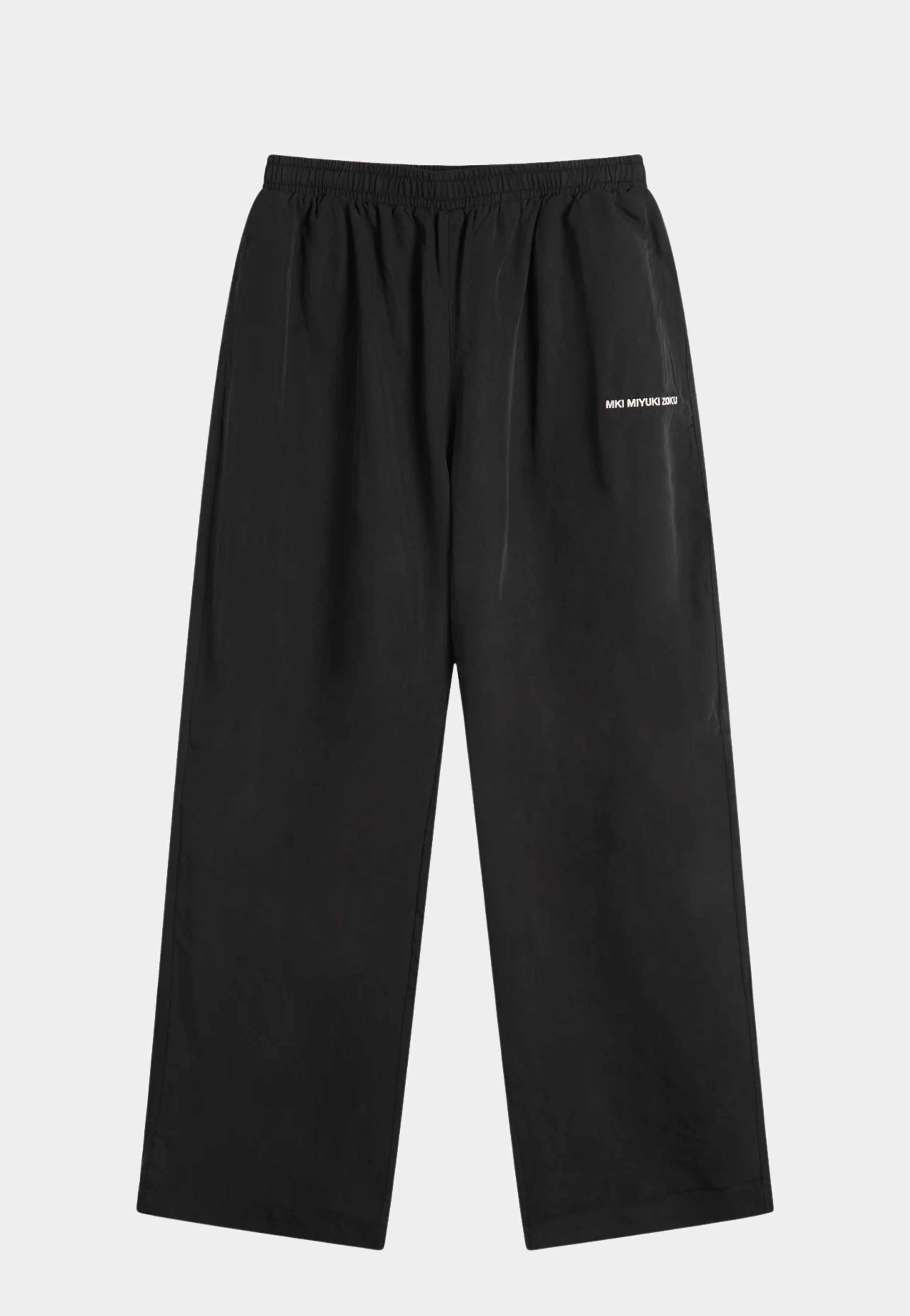 Mki Sandwash Cupro Wide Leg Trousers Black