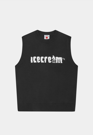 Bbc Straight Logo Vest Black