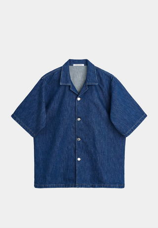 Sunflower Loose Shirt Rinse Blue