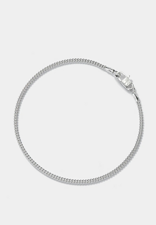 Hatton Labs Round Curb Bracelet M Silver