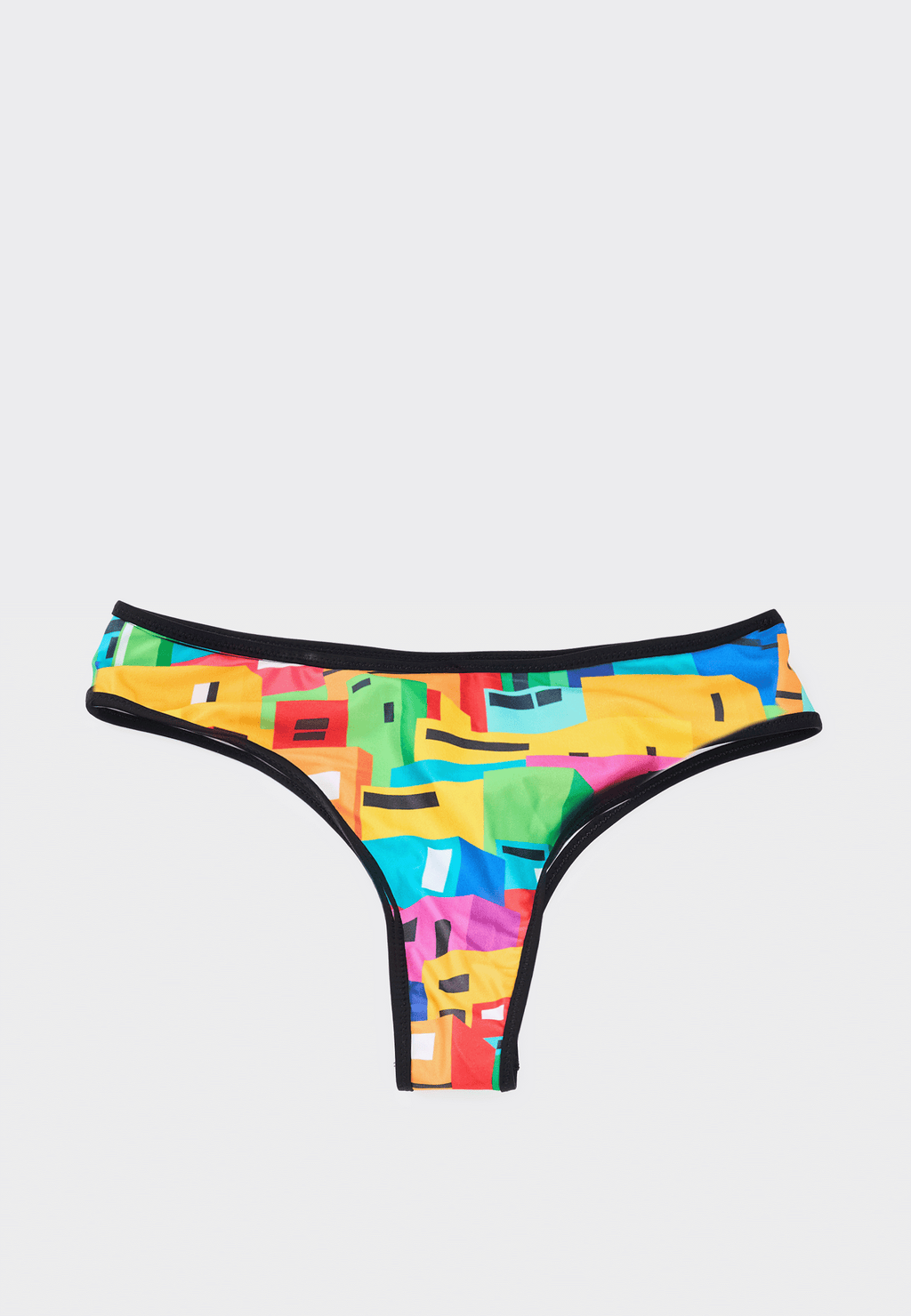 Urban Mosaic Print Bikini Brief