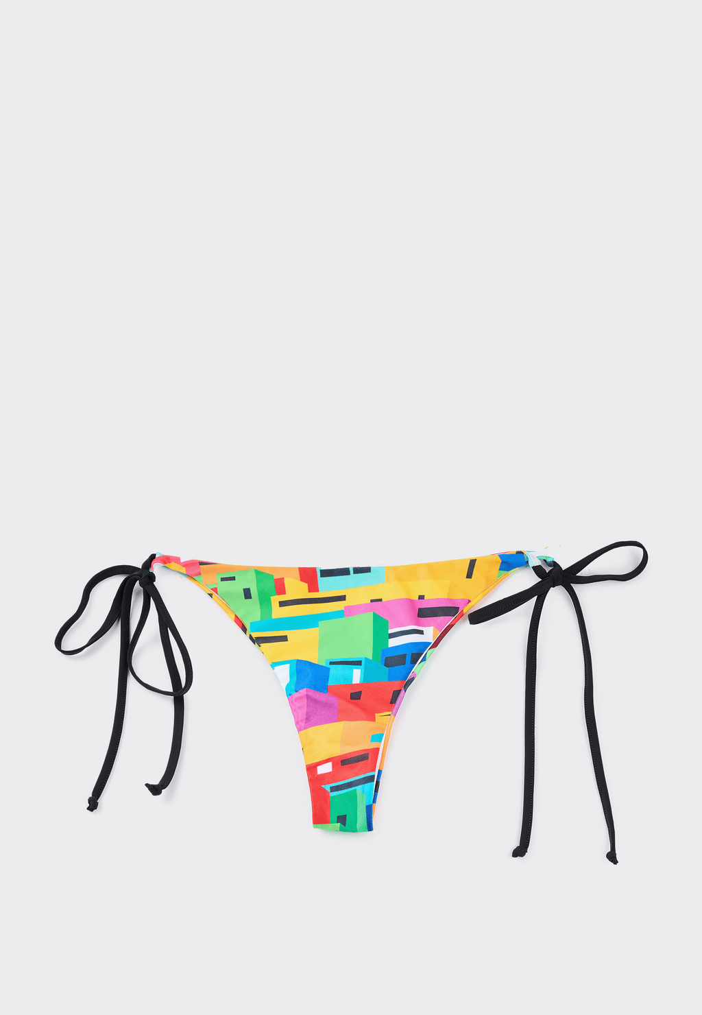 Urban Mosaic Print Tie Side Bikini Brief