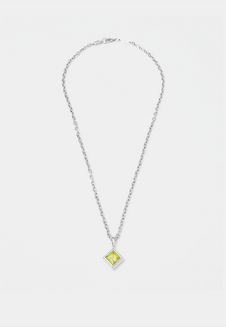 Darkai Via Savona Olive Necklace Bolt Silver