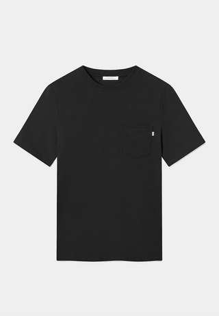 WOOD WOOD Essential Bobby solid T-shirt Black