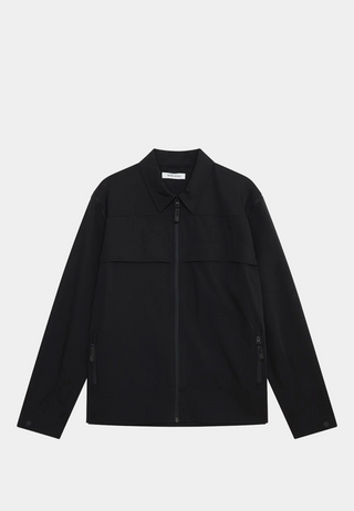 WOOD WOOD Lennon Zip Shirt Black