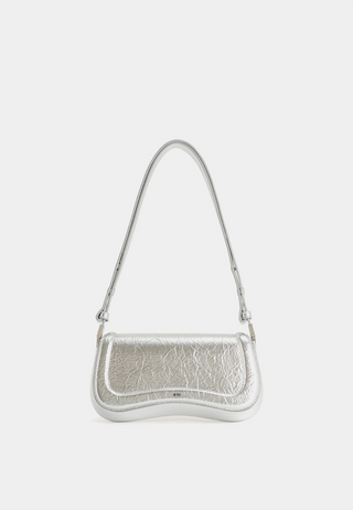 Jw Pei JW PEI Women's Joy Metallic Shoulder Bag -Silver Silver