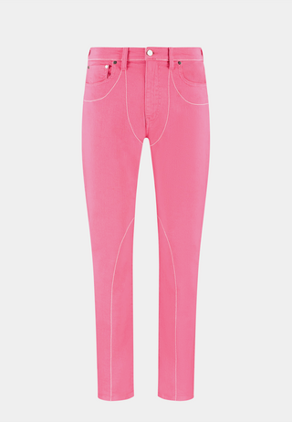 Ashluxe Female 5Pockets Denim Slimfit Pants - Pink