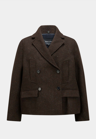 Botter Pea Coat With Dive Closure Chocolate