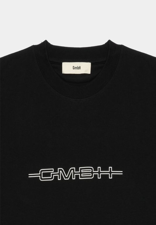 Gmbh Screen Printed T-Shirt Logo Black